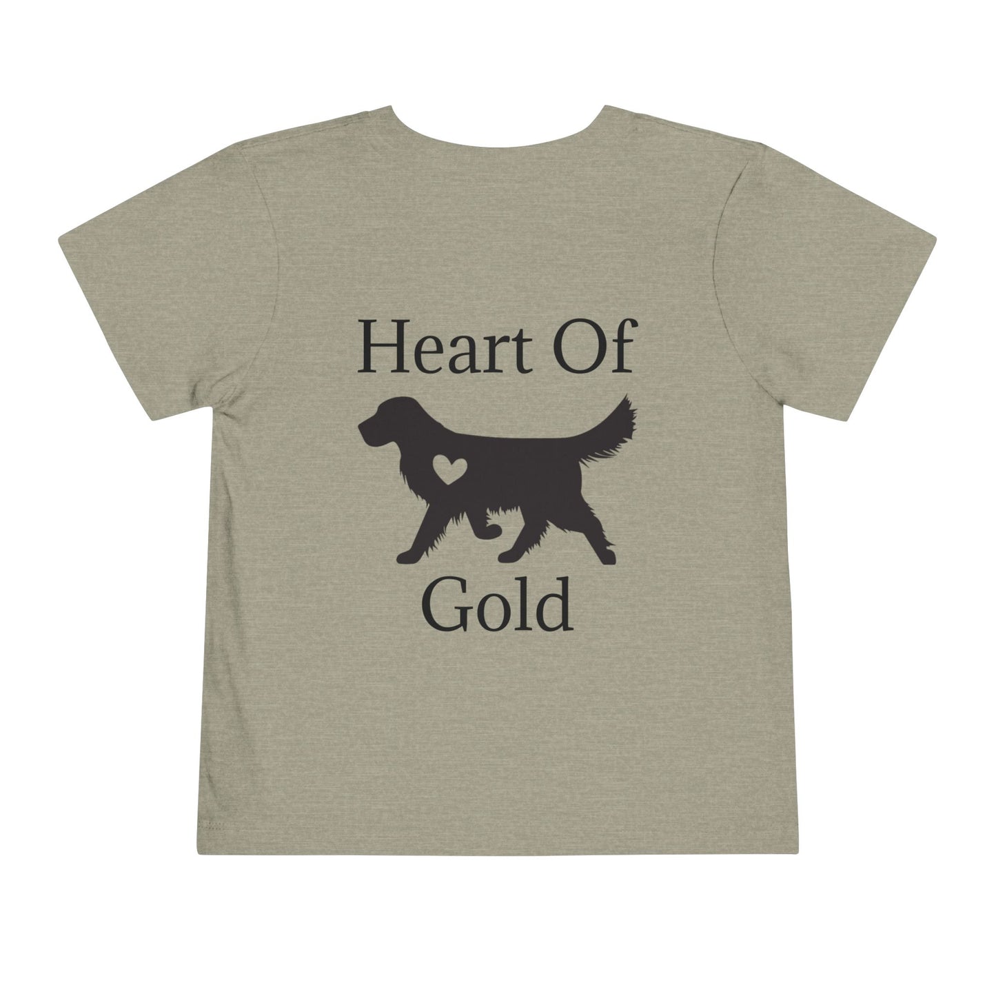 Heart Of Gold Toddler Unisex Short Sleeve Crewneck Tee