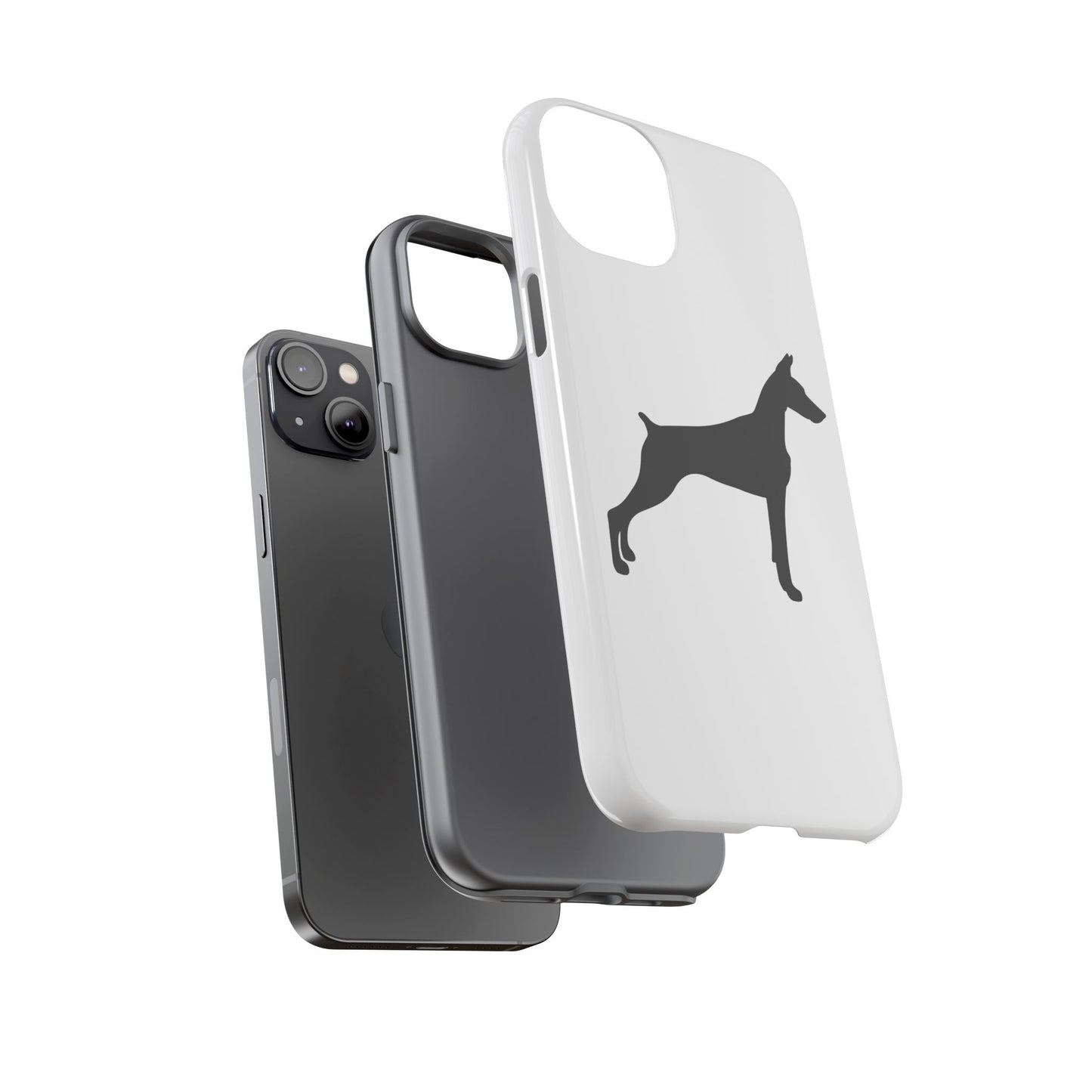 Doberman Silhouette iPhone Case