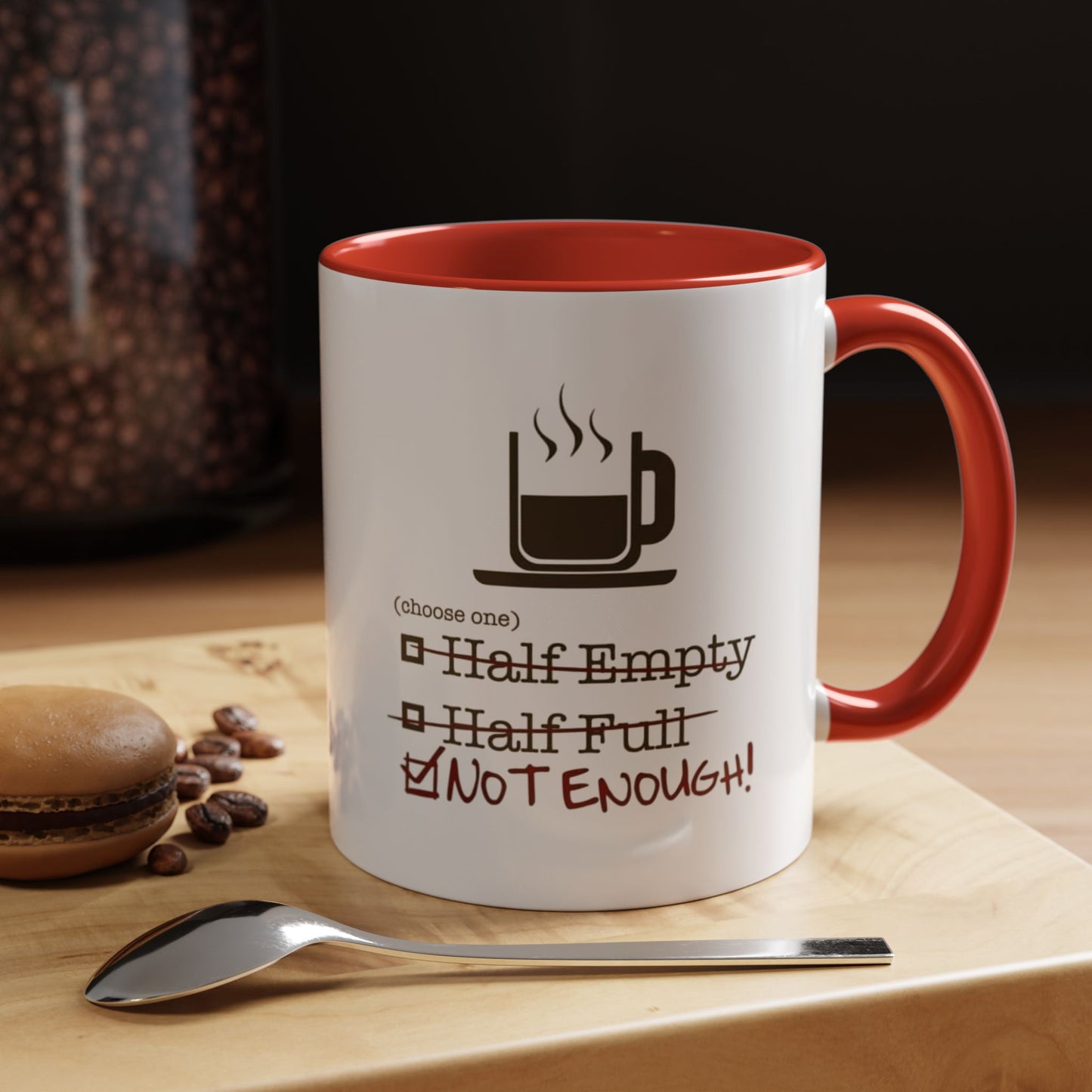 Not Enough 2-Tone Coffee Mug