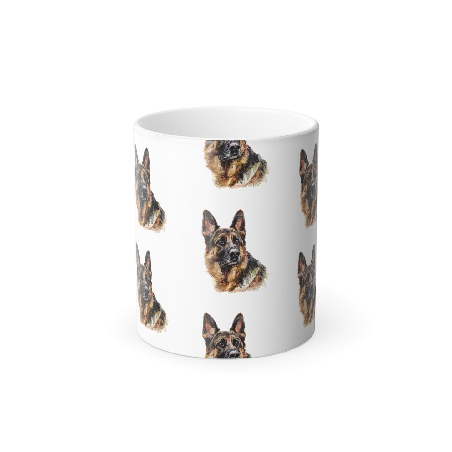 German Shepherd Head Color Changing Mug
