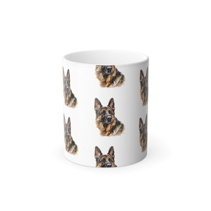 German Shepherd Head Color Changing Mug