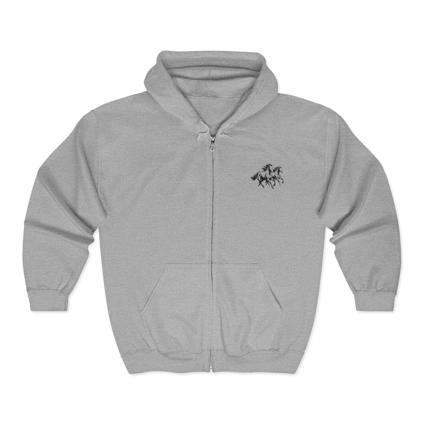 Horsin' Around Unisex Full Zip Hoodie