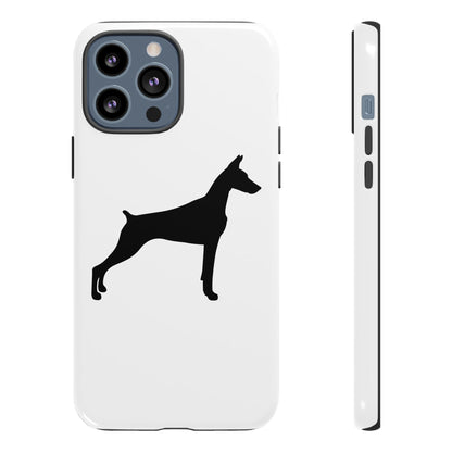 Doberman Silhouette iPhone Case