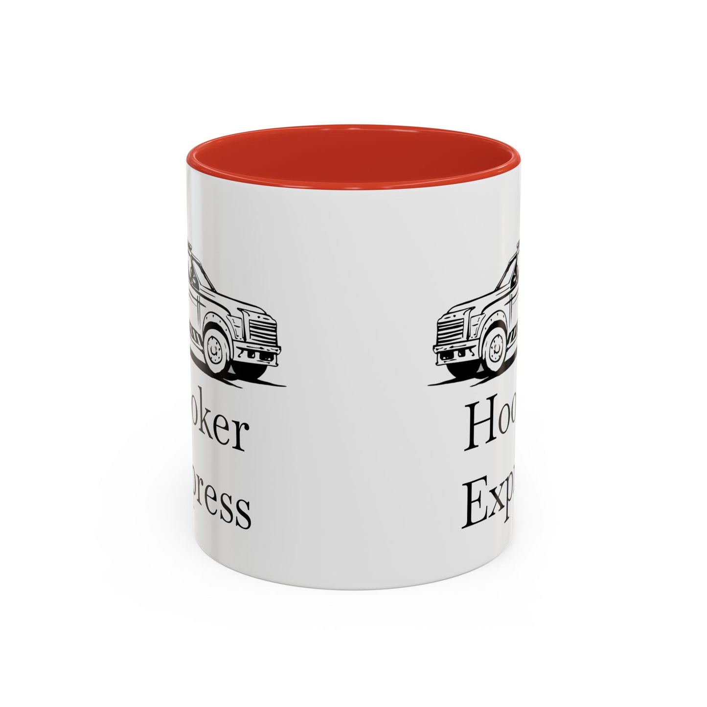 H**ker Express Wheel Lift Tow Truck 2-Tone Coffee Mug