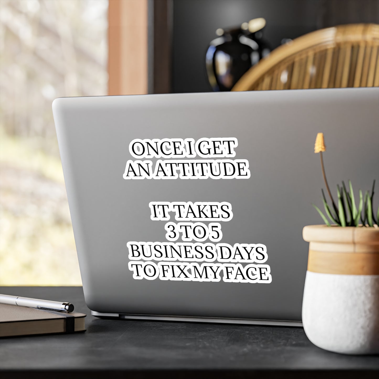 Fix My Face Vinyl Decal