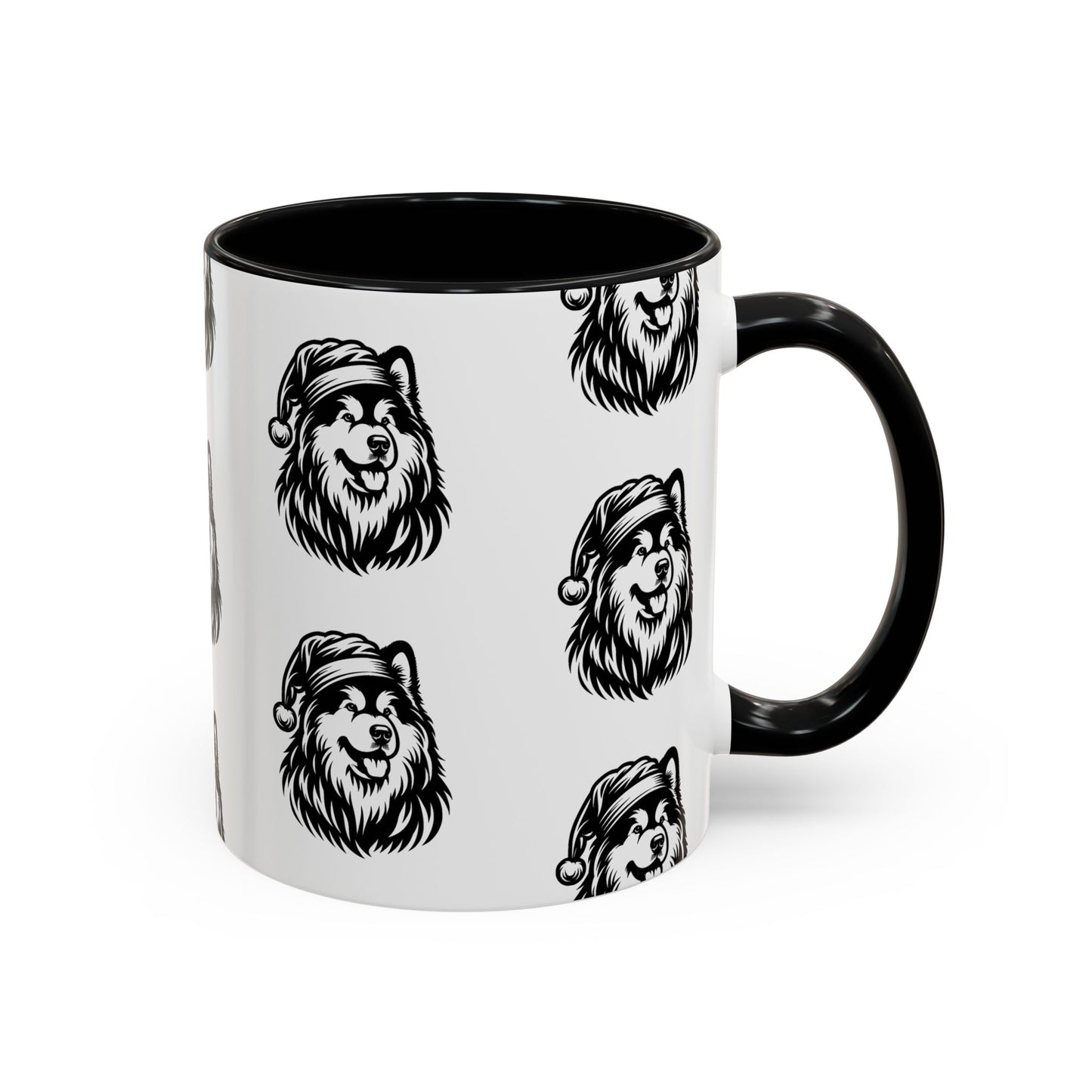 Santa Paws Malamute 2-Tone Coffee Mug