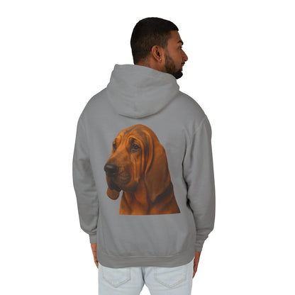 Bloodhound Head Unisex Lightweight Hoodie
