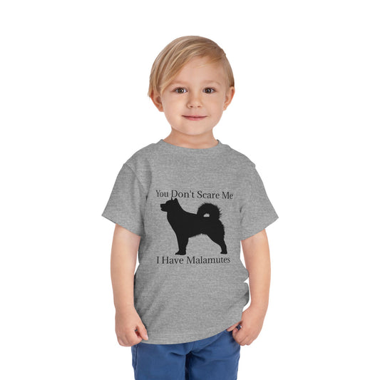 You Don't Scare Me Toddler Unisex Short Sleeve Crewneck Tee