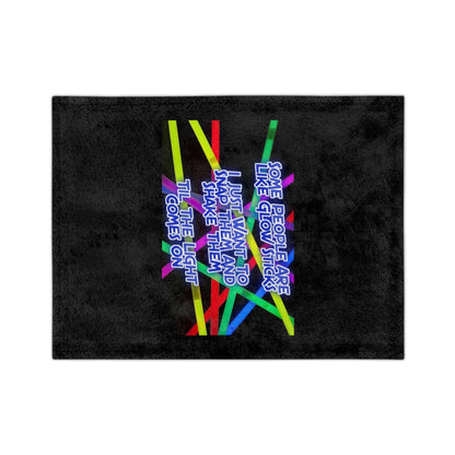 Glow Sticks Velveteen Microfiber Blanket