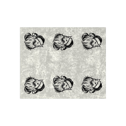 Santa Paws Cat Crushed Velvet Blanket