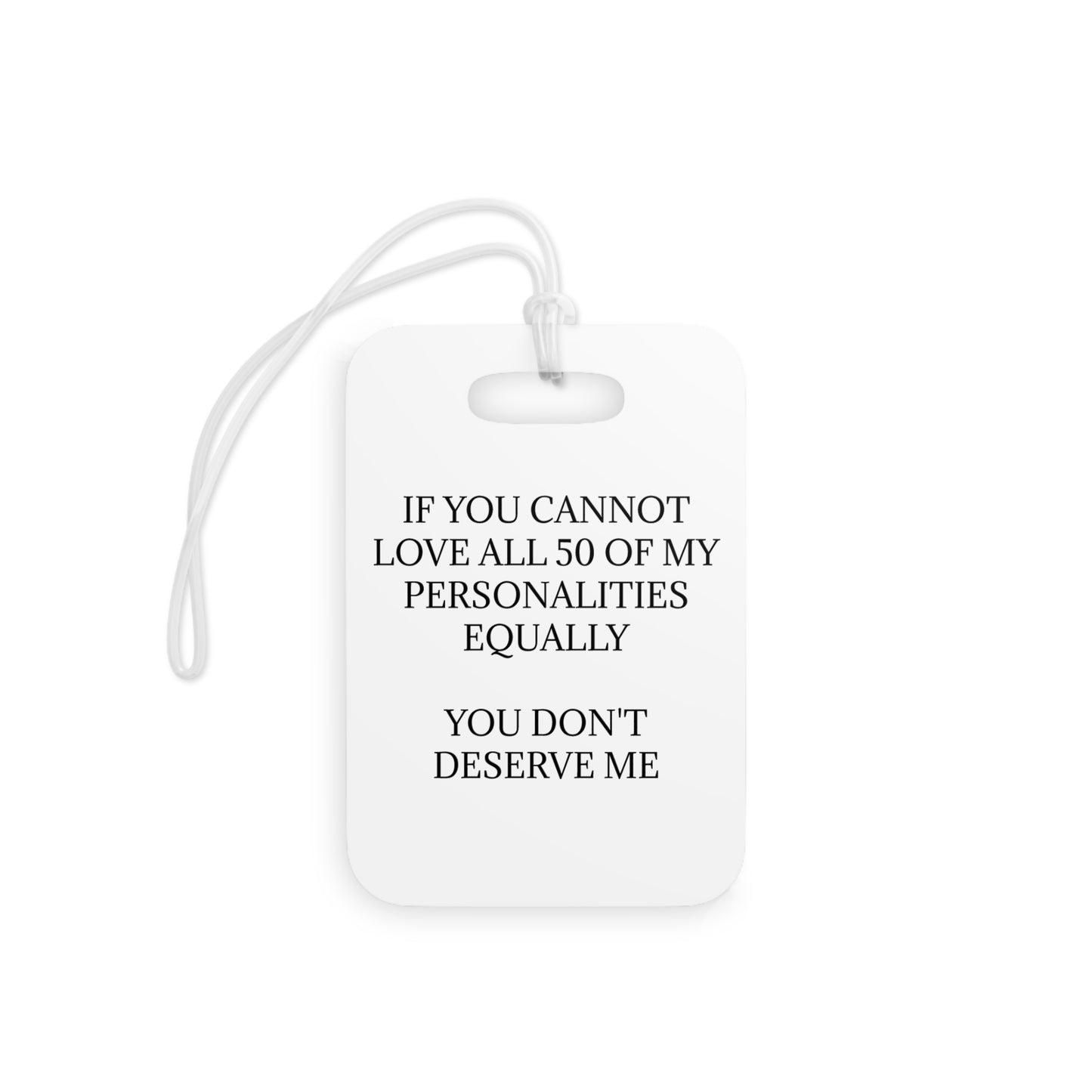 50 Personalities Luggage Tag