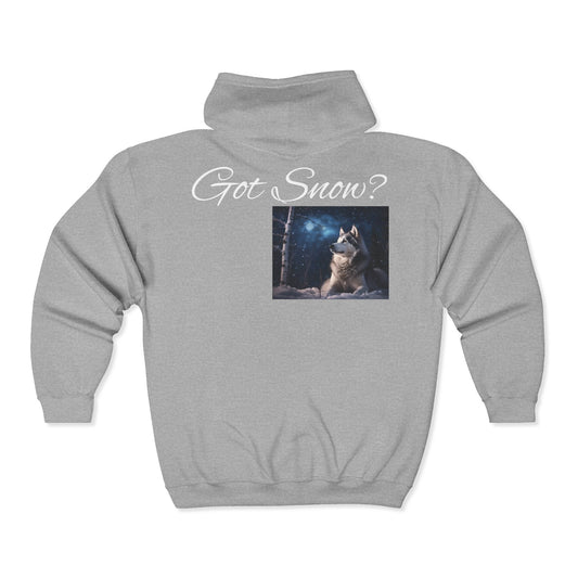 Got Snow? Unisex Full Zip Hoodie