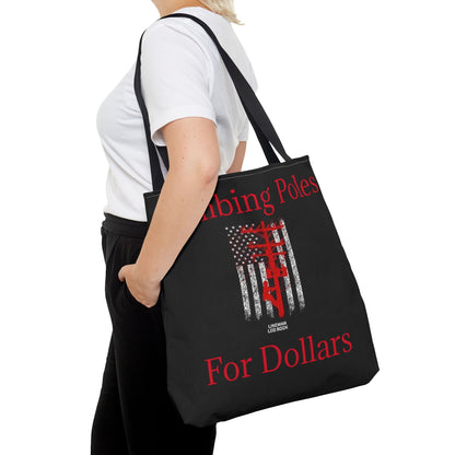 Climbing Poles Tote Bag