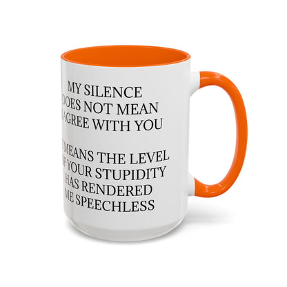 Speechless 2-Tone Coffee Mug