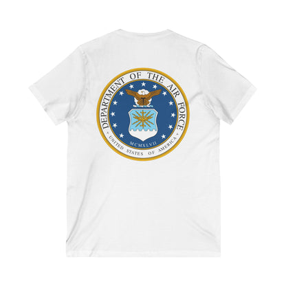 US Air Force Unisex Short Sleeve V-Neck Tee