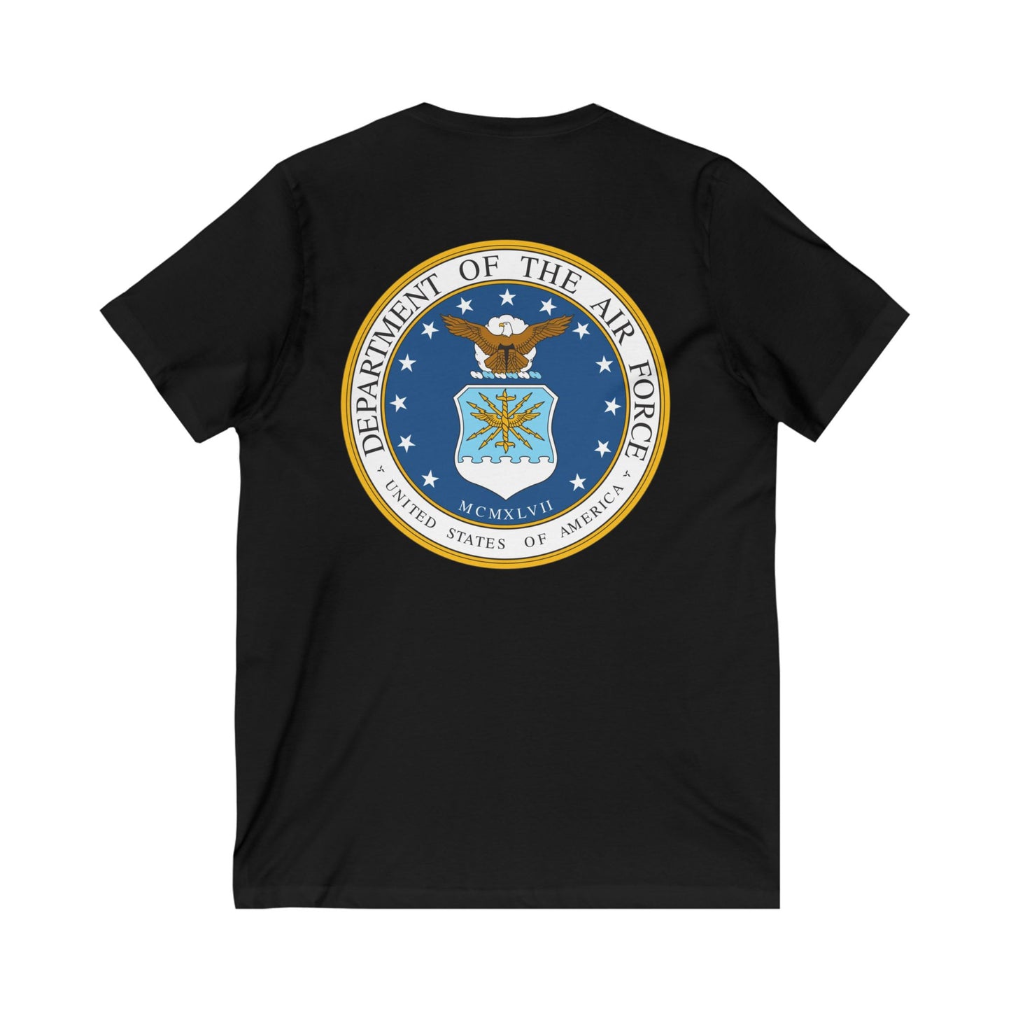 US Air Force Unisex Short Sleeve V-Neck Tee
