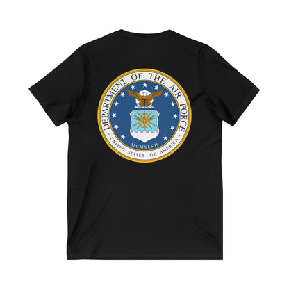 US Air Force Unisex Short Sleeve V-Neck Tee