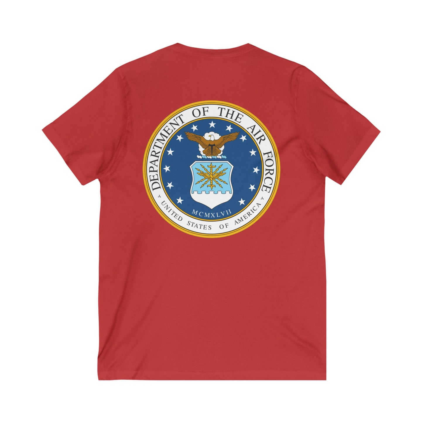 US Air Force Unisex Short Sleeve V-Neck Tee