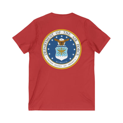 US Air Force Unisex Short Sleeve V-Neck Tee