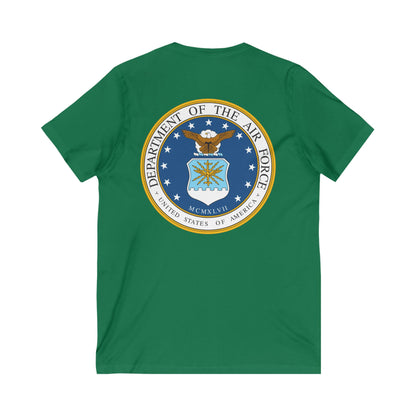 US Air Force Unisex Short Sleeve V-Neck Tee