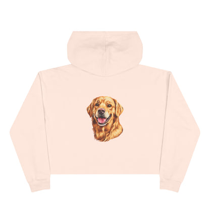 Golden Head Women's Crop Hoodie