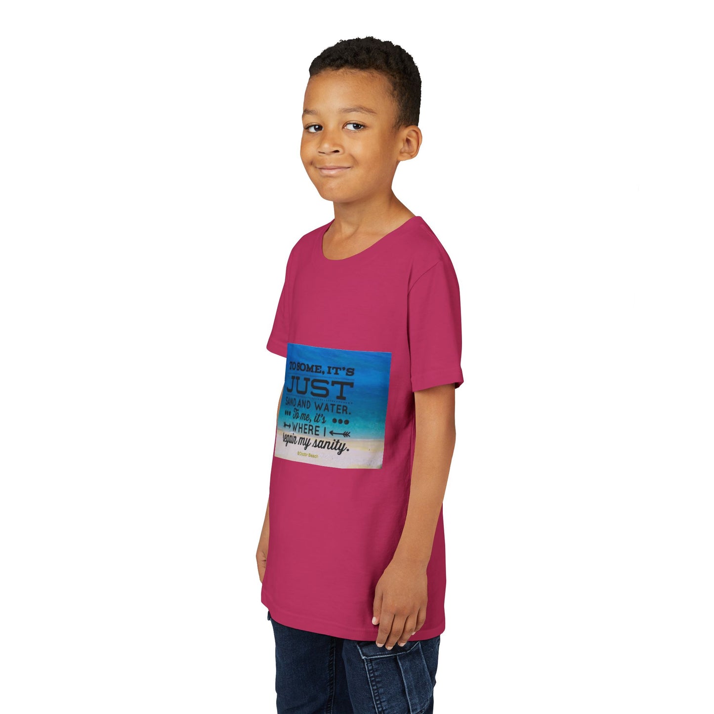Dr. Beach Youth Unisex Short Sleeve Crewneck Tee