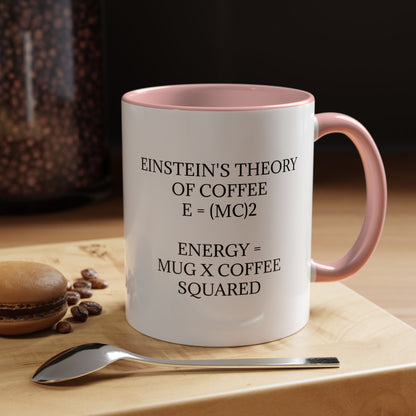 Einstein's Theory Of Coffee 2-Tone Coffee Mug