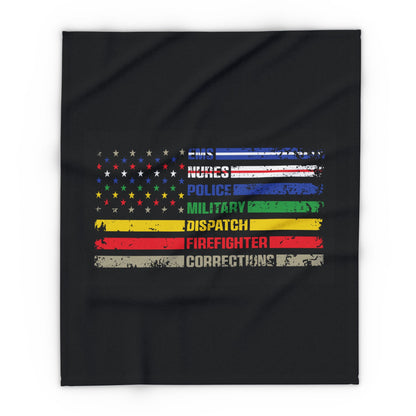 First Responder Arctic Fleece Blanket