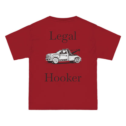 Legal H**ker Wheel Lift Tow Truck Men's Short-Sleeve Crewneck Tee