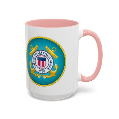 US Coast Guard 2-Tone Coffee Mug