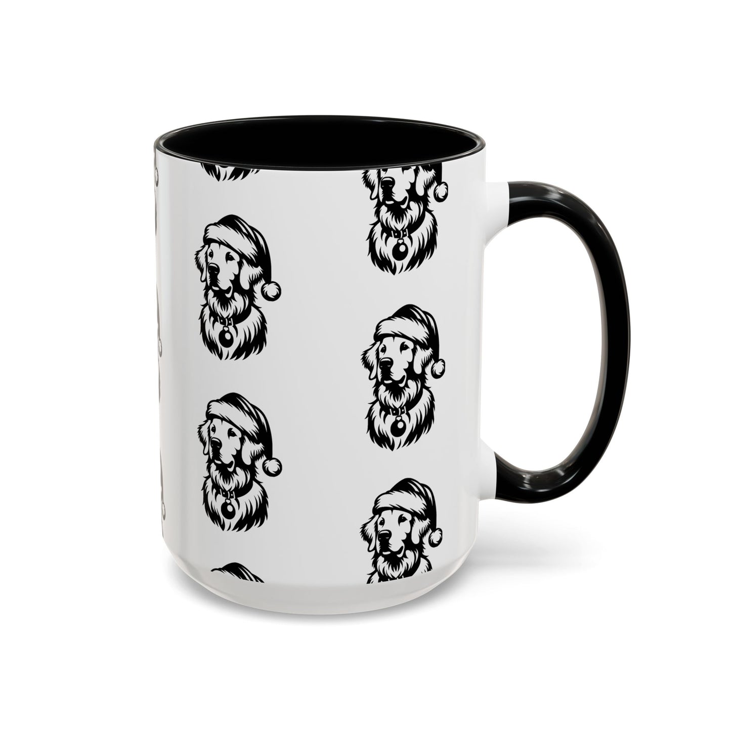 Santa Paws Golden 2-Tone Coffee Mug
