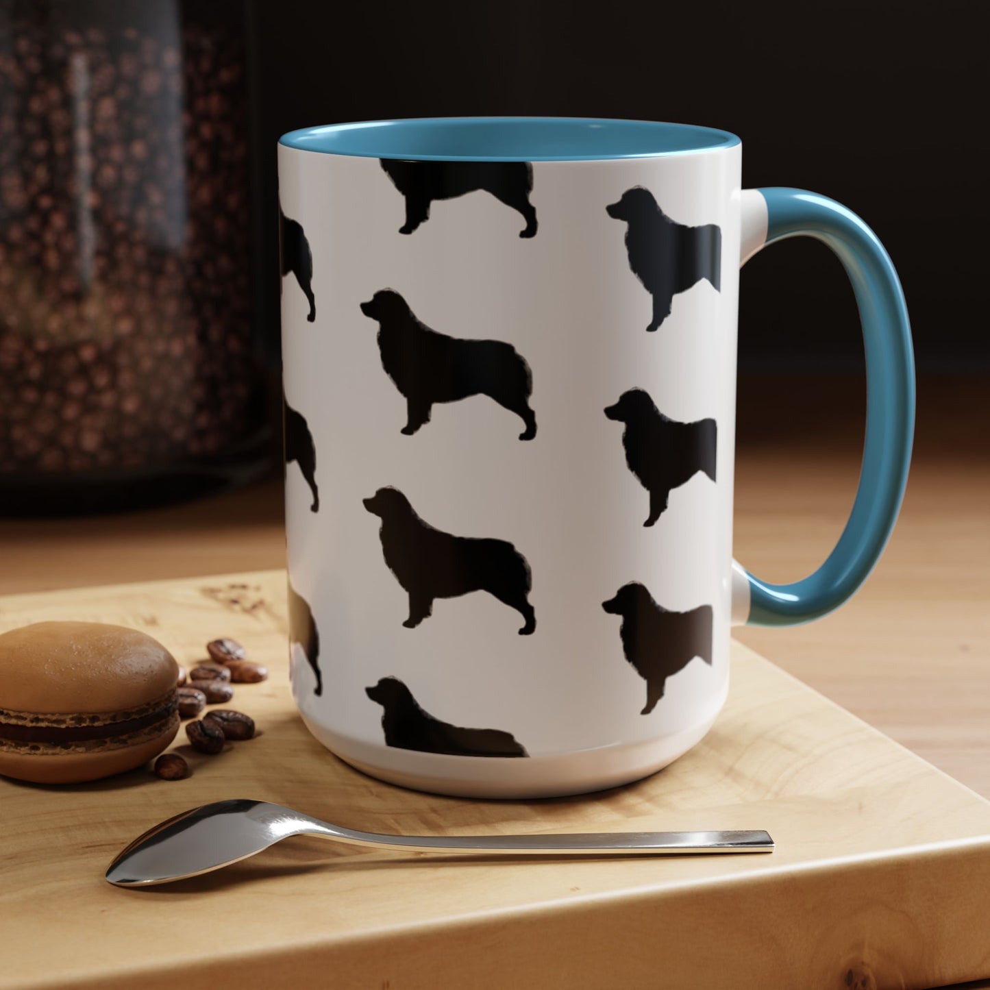 Aussie Silhouette 2-Tone Coffee Mug