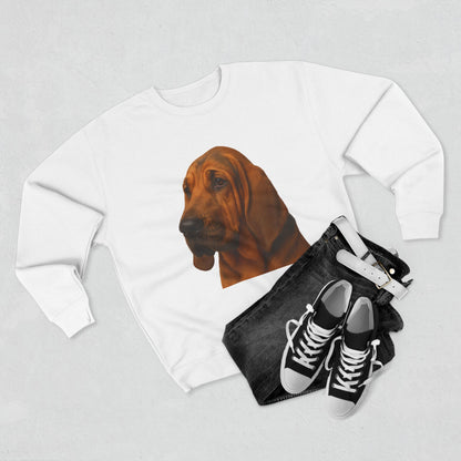 Bloodhound Head Unisex Crewneck Sweatshirt