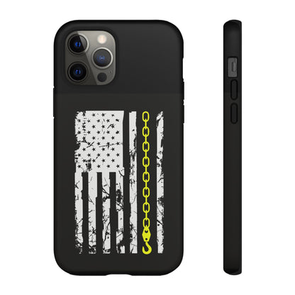 Thin Yellow Line iPhone Case
