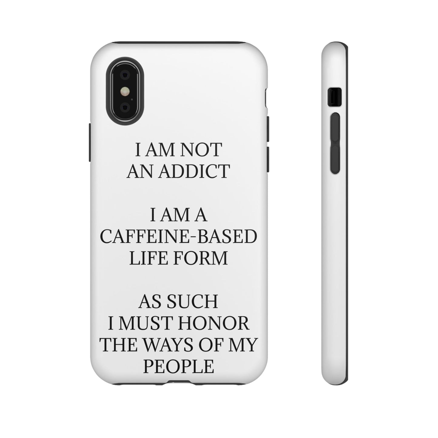 Not An Addict iPhone Case