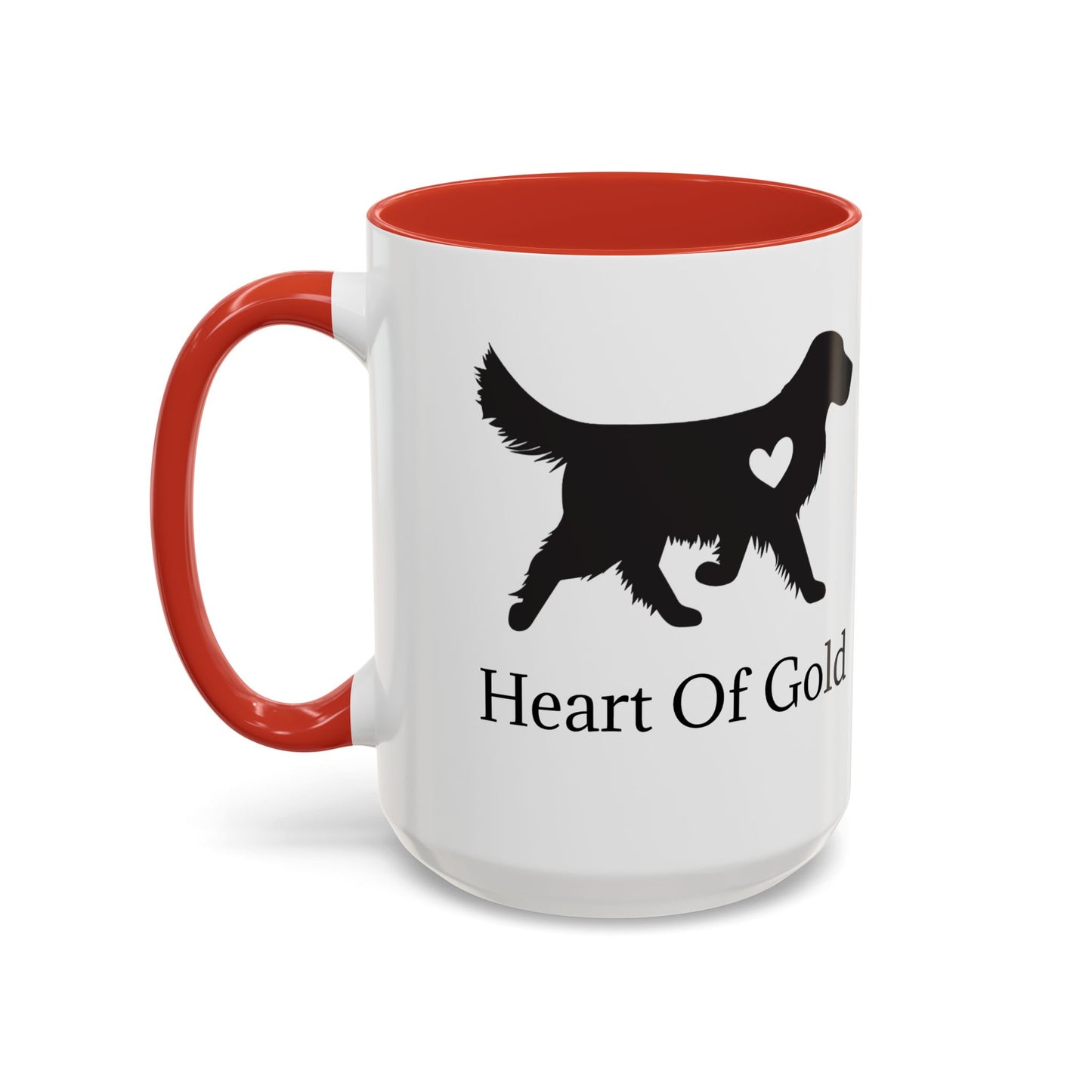 Heart Of Gold 2-Tone Coffee Mug