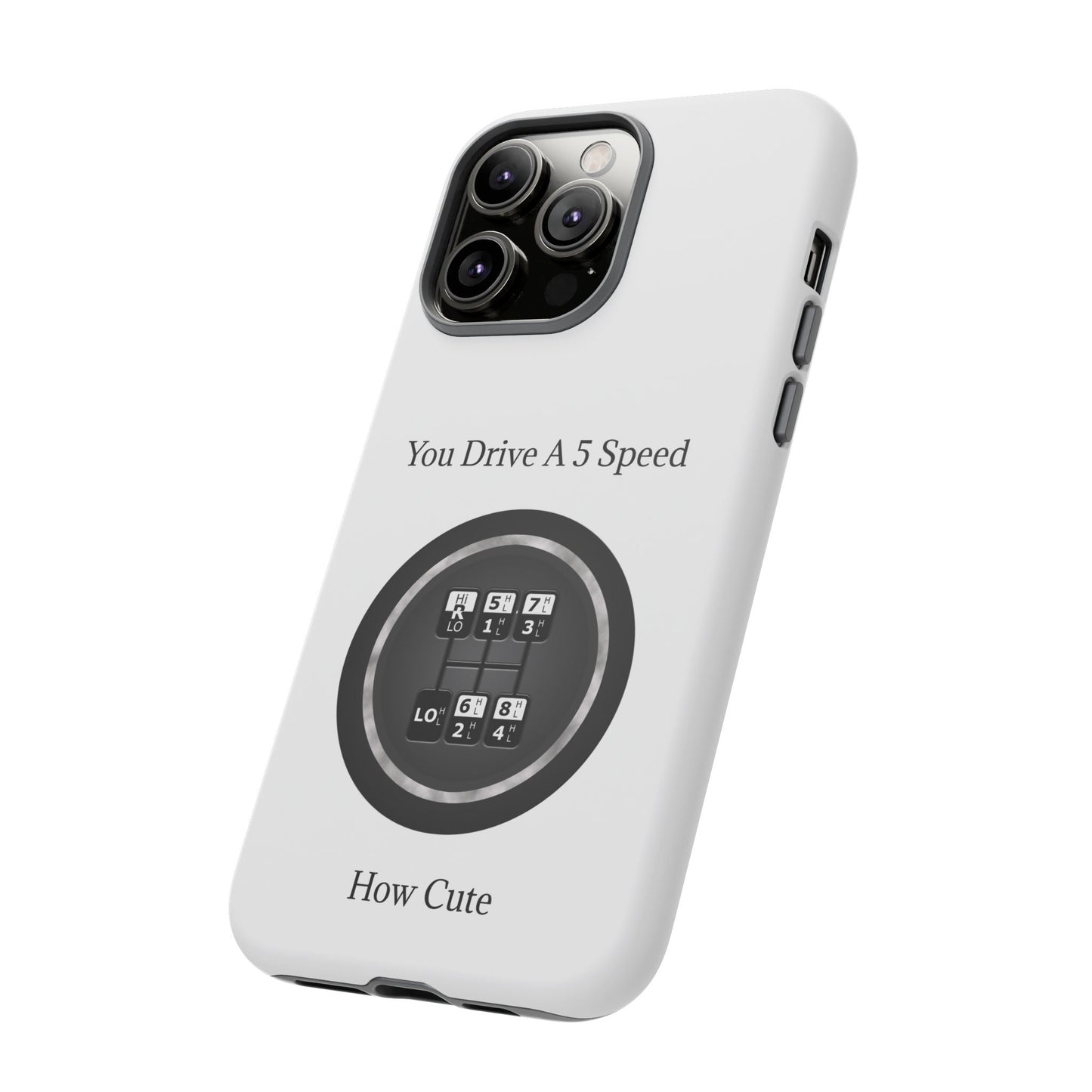 5 Speed How Cute iPhone Case