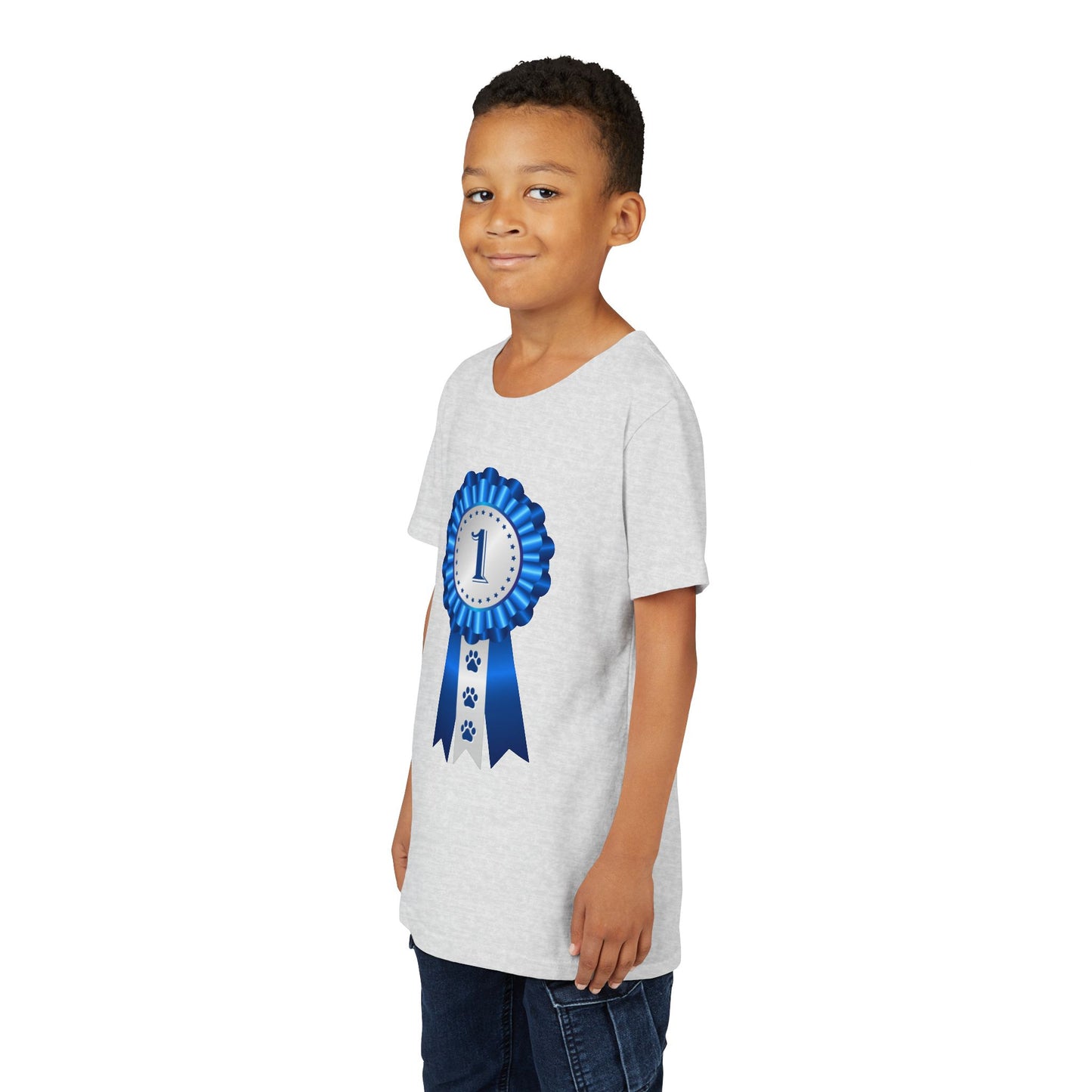 Show Ribbon Youth Unisex Short Sleeve Crewneck Tee