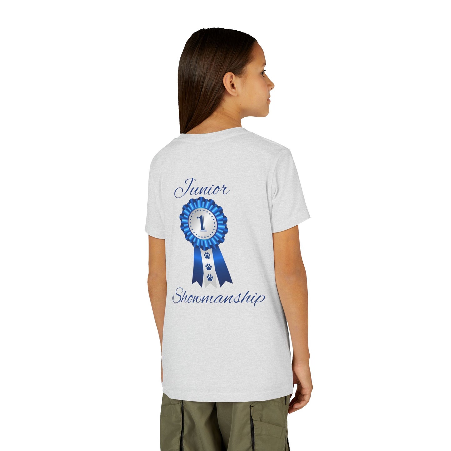 Junior Showmanship Youth Unisex Short Sleeve Crewneck Tee