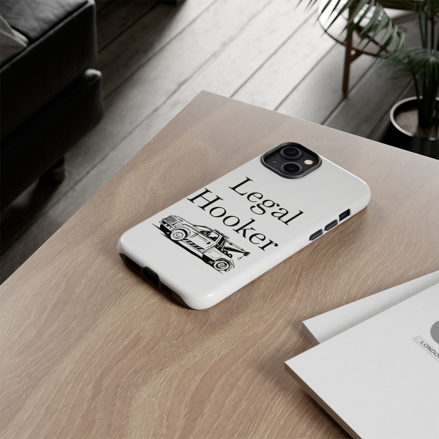Legal H**ker Wheel Lift Tow Truck iPhone Case