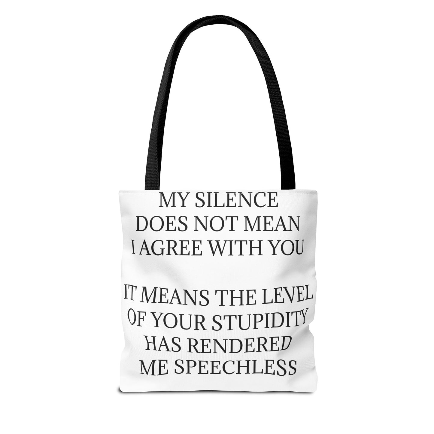 Speechless Tote Bag