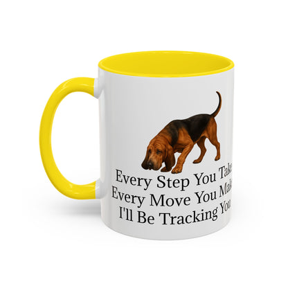 Tracking You 2-Tone Coffee Mug