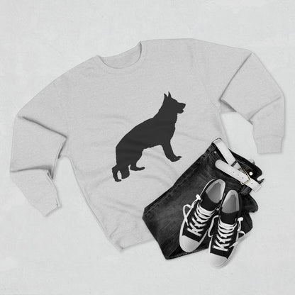 German Shepherd Silhouette Unisex Crewneck Sweatshirt