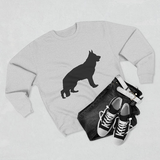 German Shepherd Silhouette Unisex Crewneck Sweatshirt