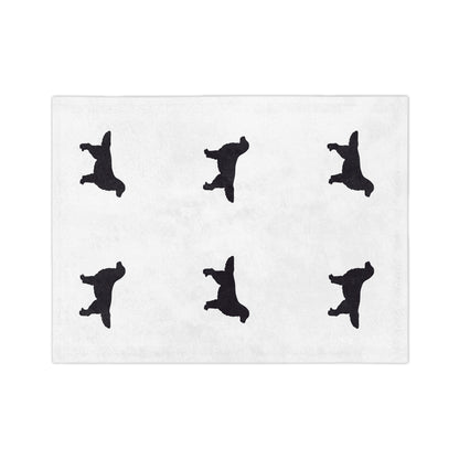 Golden Silhouette Velveteen Microfiber Blanket