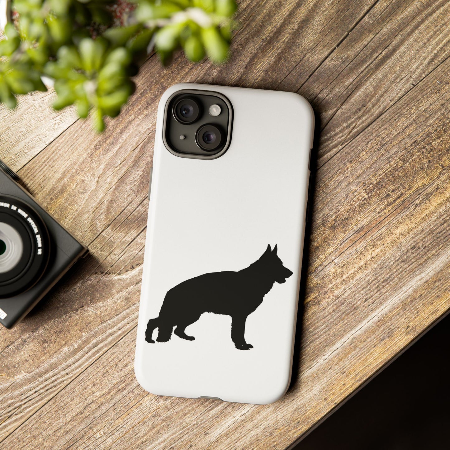 German Shepherd Silhouette iPhone Case