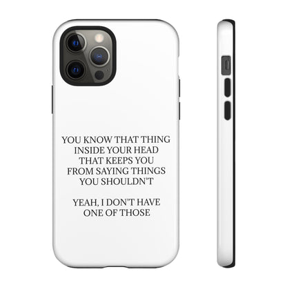 No Filter iPhone Case