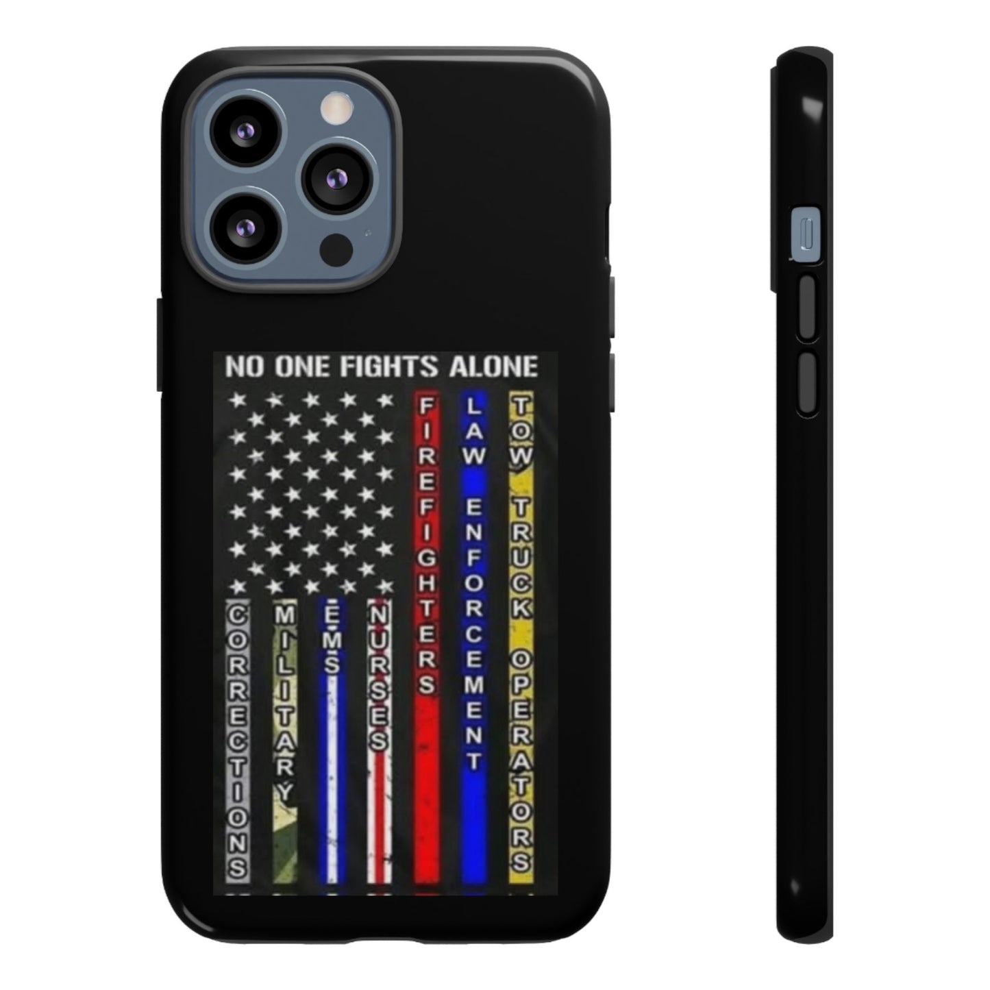 No One Fights Alone iPhone Case
