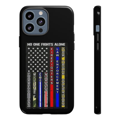 No One Fights Alone iPhone Case
