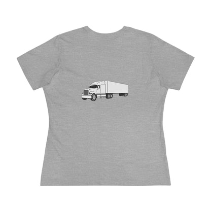 Semi Truck Women's Short Sleeve Crewneck Tee